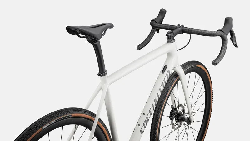 Specialized Crux Expert Gravel Bike 2025 Gloss Dune White/Smoke Liquid Metal-3