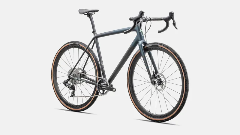 Specialized Crux Pro Gravel Bike 2025 Satin Carbon/Deep Lake Metallic/Smoke/White Sage Metallic-1