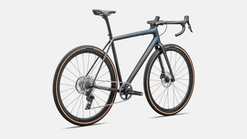 Specialized Crux Pro Gravel Bike 2025 Satin Carbon/Deep Lake Metallic/Smoke/White Sage Metallic-2