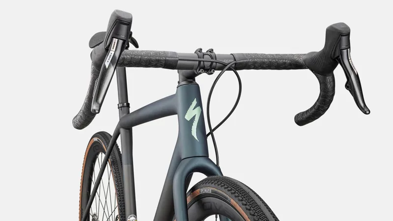 Specialized Crux Pro Gravel Bike 2025 Satin Carbon/Deep Lake Metallic/Smoke/White Sage Metallic-4