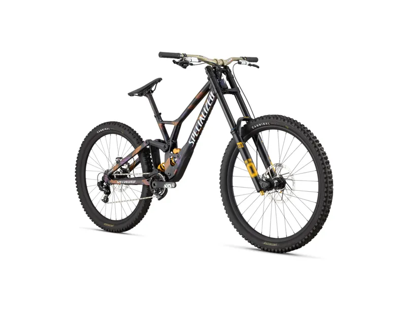 Specialized Demo Race Downhill Mountain Bike 2025 Gloss Obsidian/Brushed/Chameleon Supernova-1