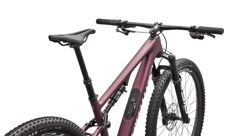 Specialized Epic 8 Expert Di2 Mountain Bike 2026 Satin Bordeaux Metallic/White-3