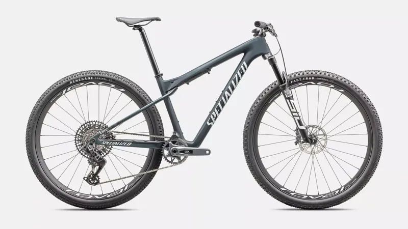 Specialized Epic WC Expert Mountain Bike 2025 Satin Metallic Deep Lake/White/Pearl