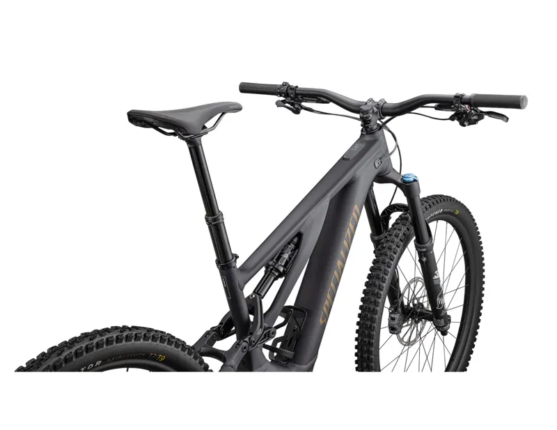 Specialized Levo Comp Alloy Electric Bike 2025 Satin Midnight Shadow/Harvest Gold Metallic-5