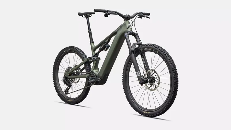 Specialized Levo Pro Electric Bike 2027 Satin Bottle Green/Silver Dust-1
