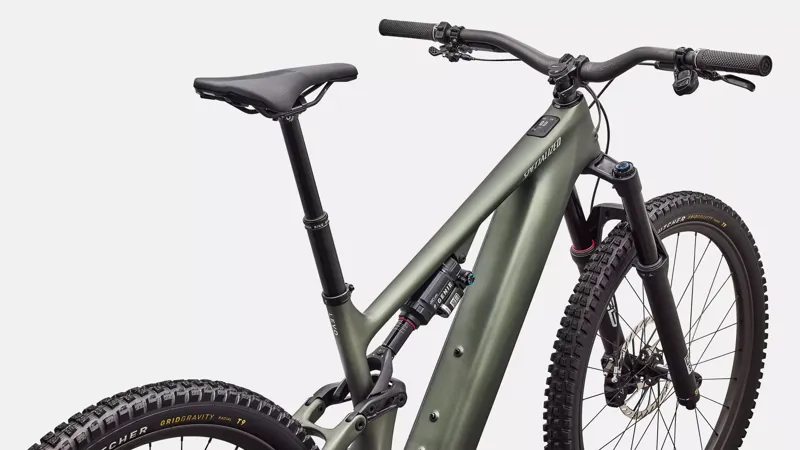 Specialized Levo Pro Electric Bike 2027 Satin Bottle Green/Silver Dust-3