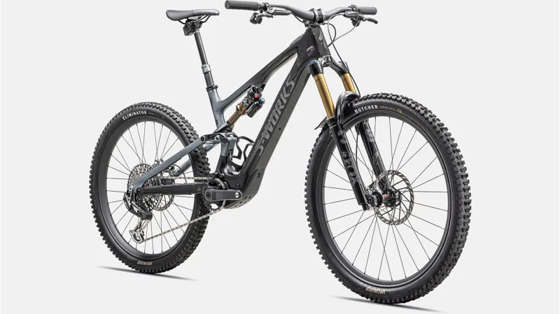 Specialized Levo SL S-Works Carbon Electric Bike 2024 Gloss Carbon/Fog/Liquid Metal-1
