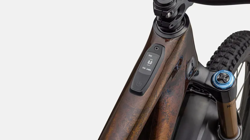 Specialized Levo SL S-Works Carbon Electric Bike 2025 Brown Tint/Gunmetal Impasto/Ashen Grey/Brushed Liquid Metal-7