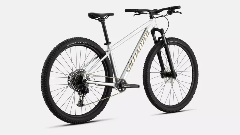 Specialized Rockhopper Expert Mountain Bike 2025 Gloss Silver Dust/Satin Burnt Gold Metallic-2