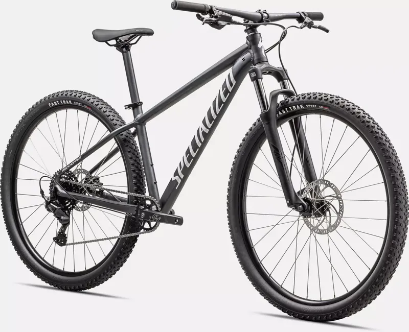 Specialized Rockhopper Sport Mountain Bike 2025 Satin Black Liquid Metal/White-1