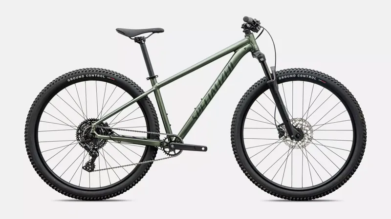 Specialized Rockhopper Sport Mountain Bike 2027 Satin Bottle Green/Oak Green Metallic