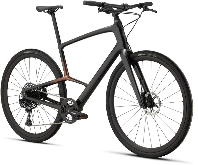 Specialized Sirrus X 5.0 Hybrid Bike 2025 Gloss Carbon/Red Pearl/Black Frost Reflective-1