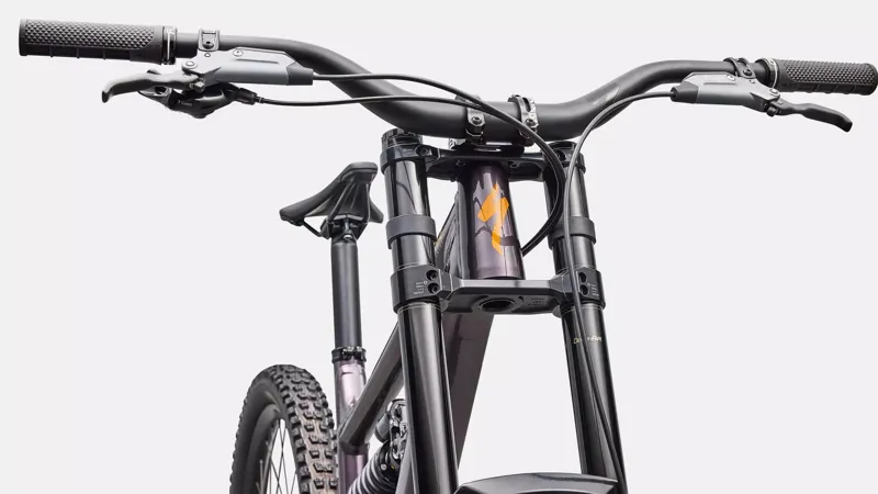 Specialized Status 170 DH Downhill Bike 2027 Gloss Nebula Met/Orange Zest-3