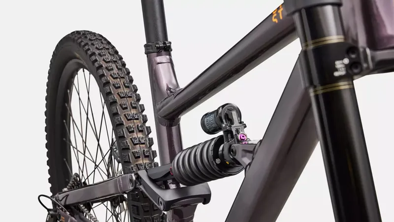 Specialized Status 170 DH Downhill Bike 2027 Gloss Nebula Met/Orange Zest-4
