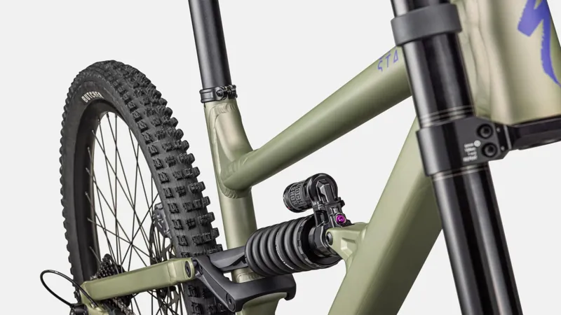 Specialized Status 2 170 DH Mountain Bike 2025 Satin Metallic Spruce/Purple Haze-5