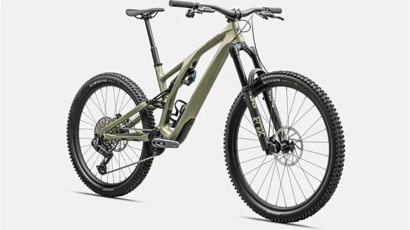 Specialized Stumpjumper EVO Expert Mountain Bike 2024 Satin Metallic Spruce/Dark Moss Green-1