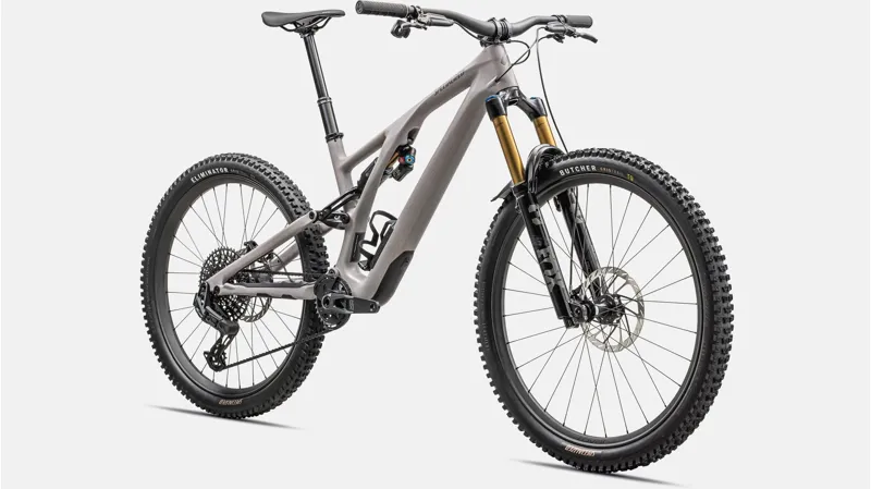 Specialized Stumpjumper EVO Pro Mountain Bike 2024 Satin Dune White/Dover Grey/Cool Grey/Amber Glow/Smoke-1