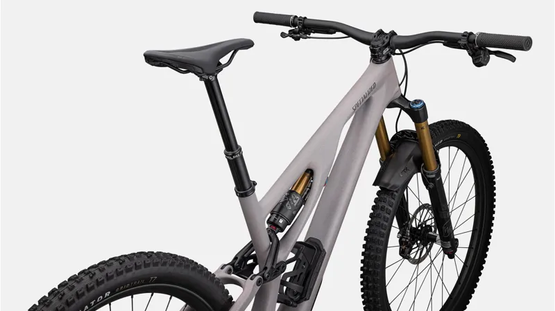 Specialized Stumpjumper EVO Pro Mountain Bike 2024 Satin Dune White/Dover Grey/Cool Grey/Amber Glow/Smoke-3