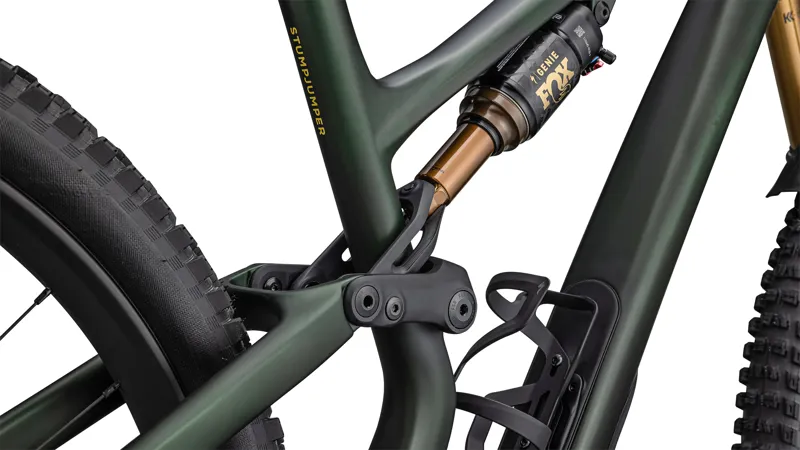 Specialized Stumpjumper Pro Carbon Mountain Bike 2025 Satin Green Tint/Gunmetal/Satin Metallic Sulphur-4