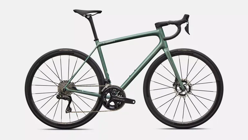 Specialized S-Works Aethos Di2 Road Bike 2026 Gloss Premium Fjord Metallic/Dolomite Metallic