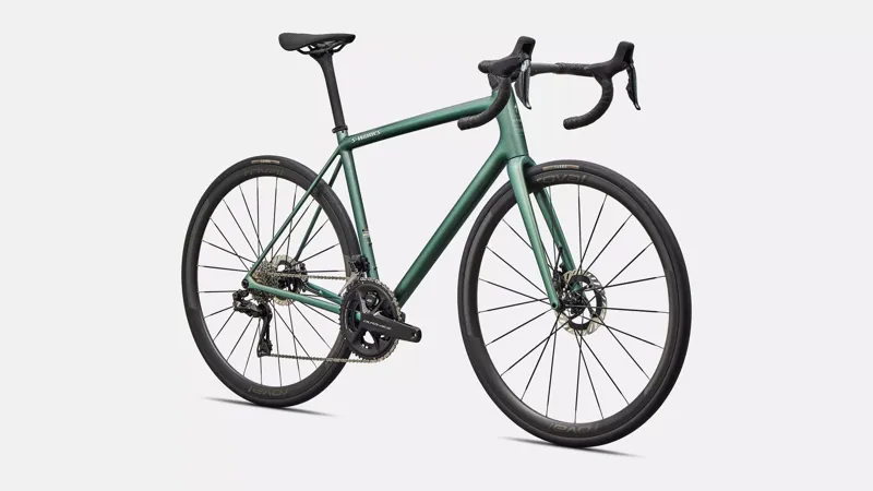 Specialized S-Works Aethos Di2 Road Bike 2026 Gloss Premium Fjord Metallic/Dolomite Metallic-1