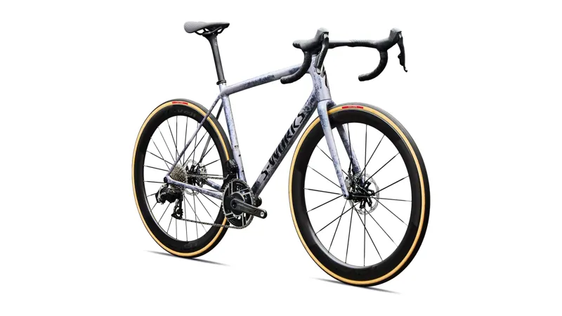 Specialized S-Works Aethos Red AXS Road Bike 2027 Amethyst Frost/Obsidian Met-1