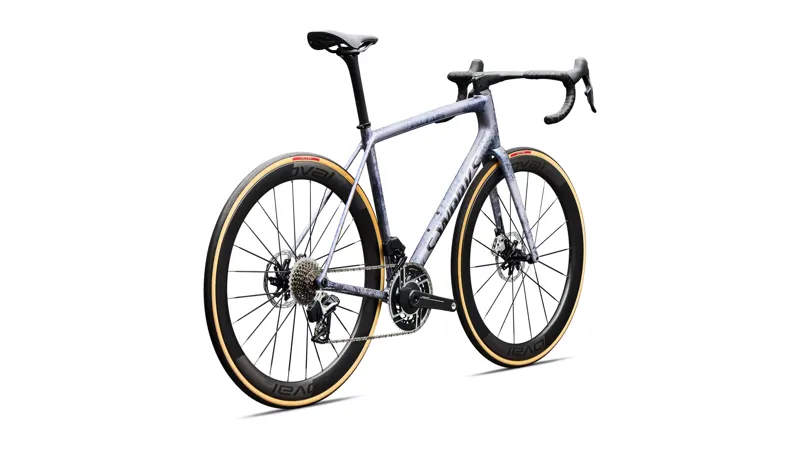 Specialized S-Works Aethos Red AXS Road Bike 2027 Amethyst Frost/Obsidian Met-2