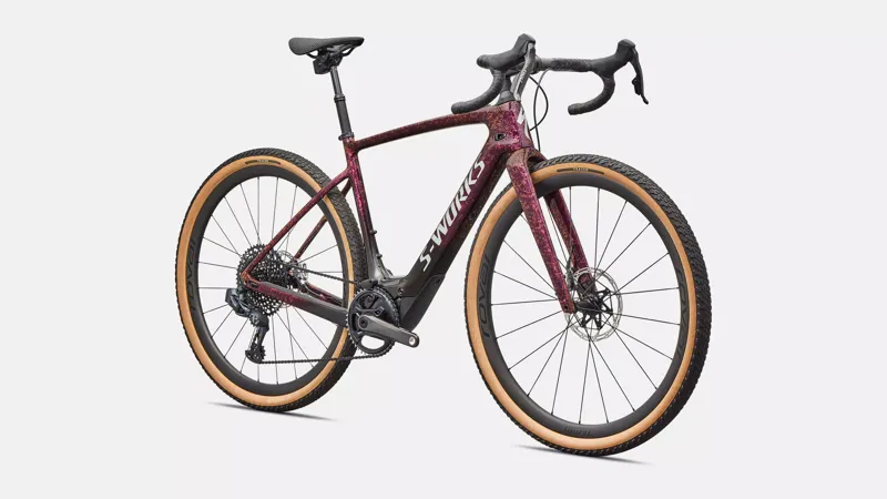 Specialized S-Works Creo Electric Bike 2026 Gloss Bordeaux Metallic/Gold/Silver Dust-1