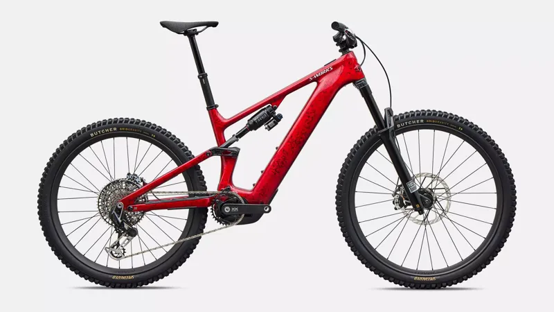 Specialized S-Works Levo Electric Bike 2027 Red/Silver Dust/White Silver