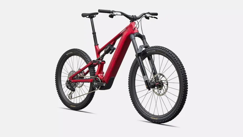 Specialized S-Works Levo Electric Bike 2027 Red/Silver Dust/White Silver-1