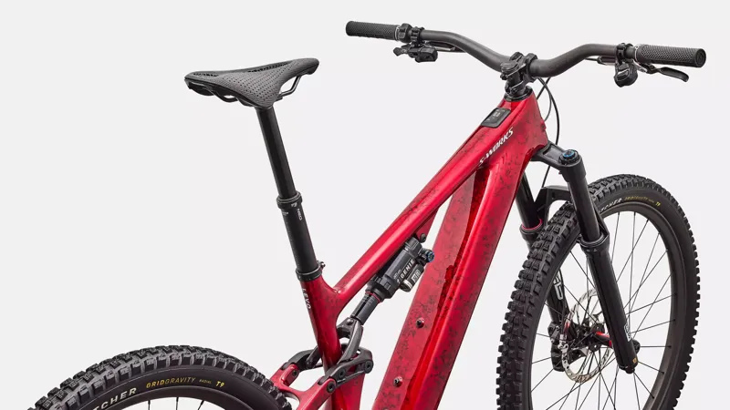 Specialized S-Works Levo Electric Bike 2027 Red/Silver Dust/White Silver-3
