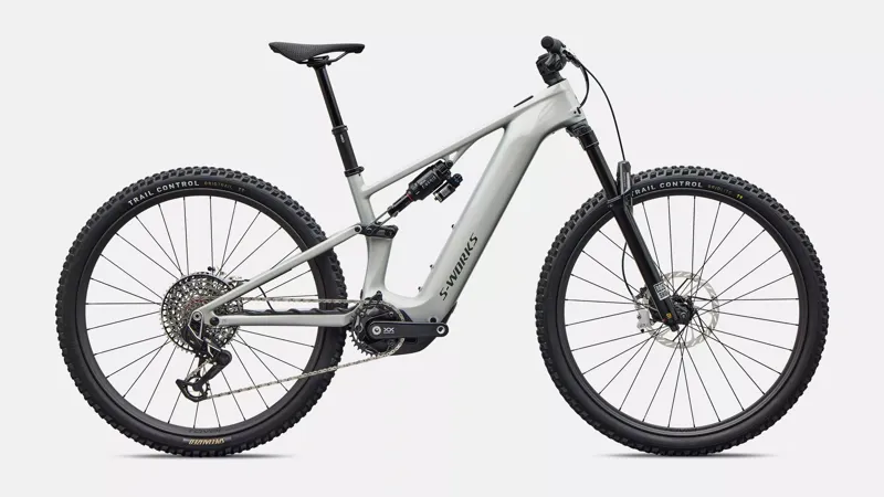 Specialized S-Works Levo R Electric Bike 2027 Dolomite/Viavi Silver/Oak Green