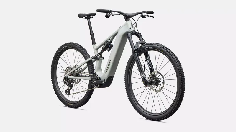 Specialized S-Works Levo R Electric Bike 2027 Dolomite/Viavi Silver/Oak Green-1