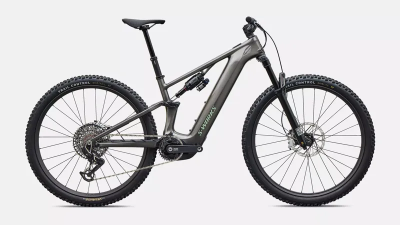 Specialized S-Works Levo R Electric Bike 2027 Gloss Warm Smoke/Pistachio
