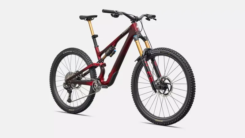 Specialized S-Works Stumpjumper 15 Evo Di2 Mountain Bike 2026 Gloss Solidity Metallic/Bordeaux Metallic/Brushed Chrome-1