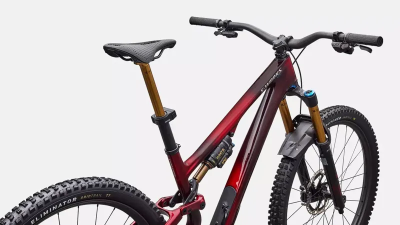 Specialized S-Works Stumpjumper 15 Evo Di2 Mountain Bike 2026 Gloss Solidity Metallic/Bordeaux Metallic/Brushed Chrome-3