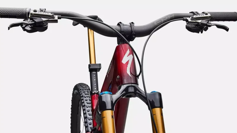 Specialized S-Works Stumpjumper 15 Evo Di2 Mountain Bike 2026 Gloss Solidity Metallic/Bordeaux Metallic/Brushed Chrome-4