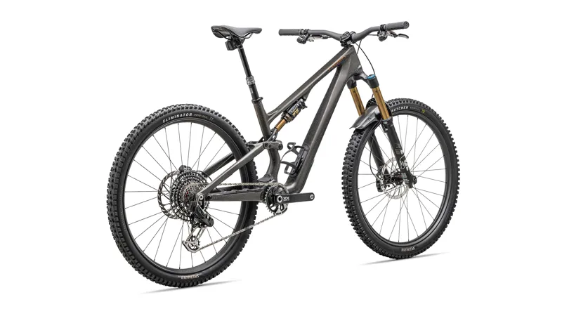 Specialized S-Works Stumpjumper Carbon Mountain Bike 2025 Satin Gunmetal/Clay/White Mtn/Dove Grey/Gloss Bronze-1