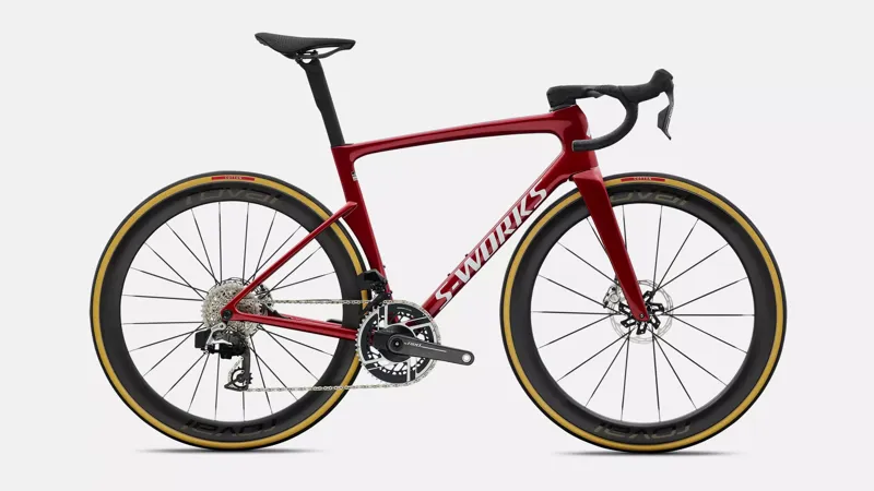 Specialized S-Works Tarmac SL9 AXS Road Bike 2027 Gloss Ruby Red/White Silver