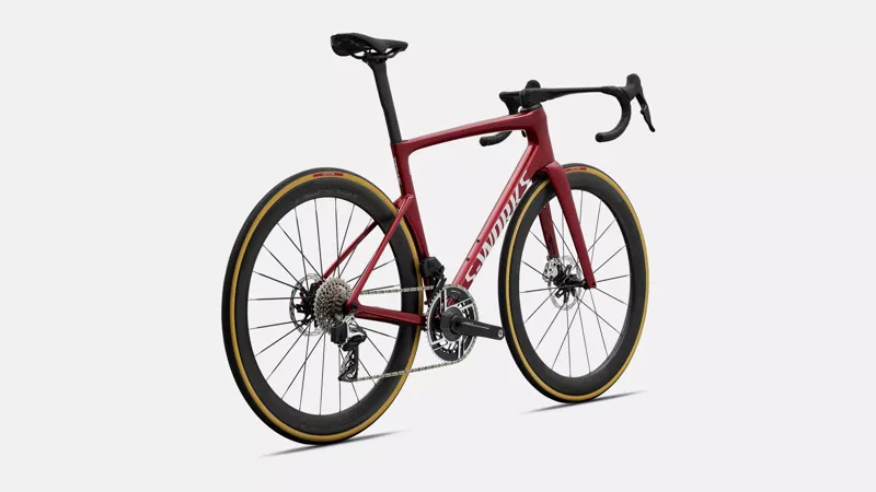 Specialized S-Works Tarmac SL9 AXS Road Bike 2027 Gloss Ruby Red/White Silver-2
