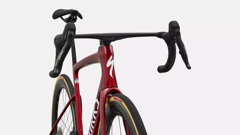 Specialized S-Works Tarmac SL9 AXS Road Bike 2027 Gloss Ruby Red/White Silver-4