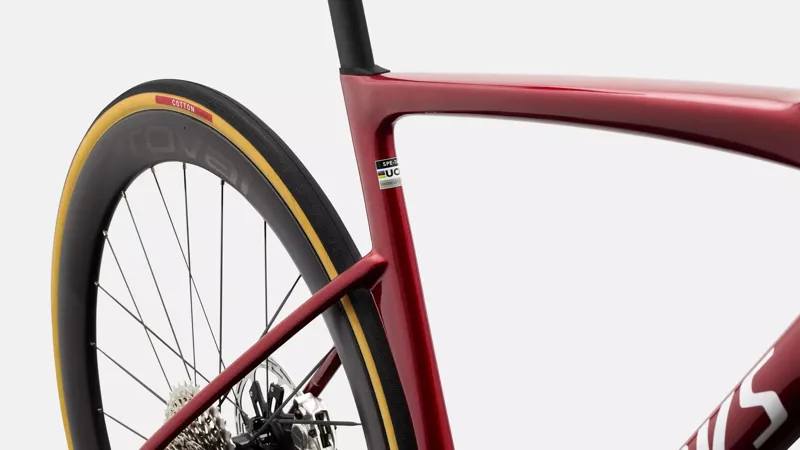 Specialized S-Works Tarmac SL9 AXS Road Bike 2027 Gloss Ruby Red/White Silver-5