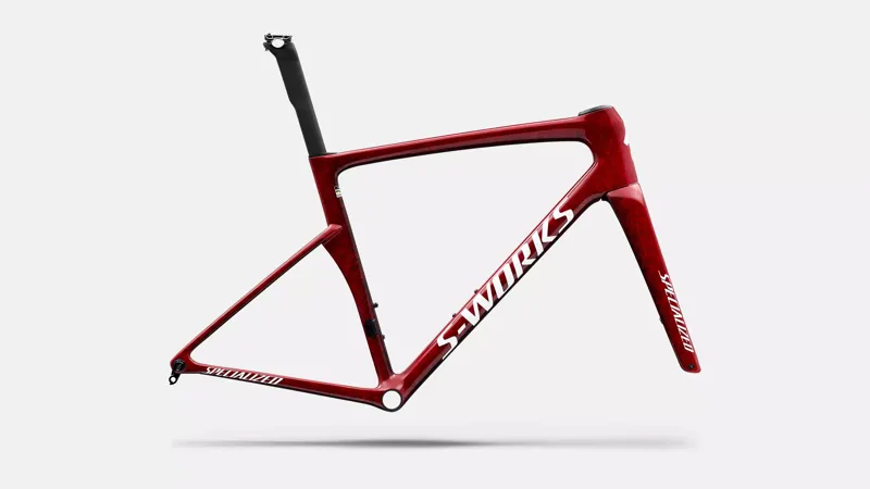 Specialized S-Works Tarmac SL9 Road Bike Frameset 2027 Gloss Vivid Red/Tarmac Black/White Silver Metallic