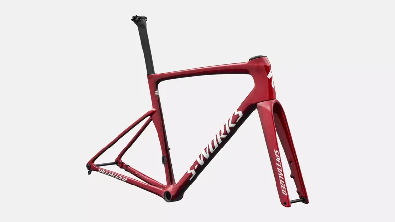 Specialized S-Works Tarmac SL9 Road Bike Frameset 2027 Gloss Vivid Red/Tarmac Black/White Silver Metallic-1