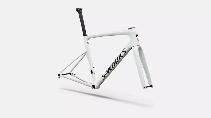 Specialized S-Works Tarmac SL9 Road Bike Frameset 2027 Gloss White Silver/Obsidian Metallic-1