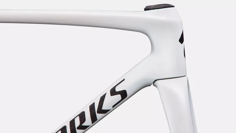 Specialized S-Works Tarmac SL9 Road Bike Frameset 2027 Gloss White Silver/Obsidian Metallic-4