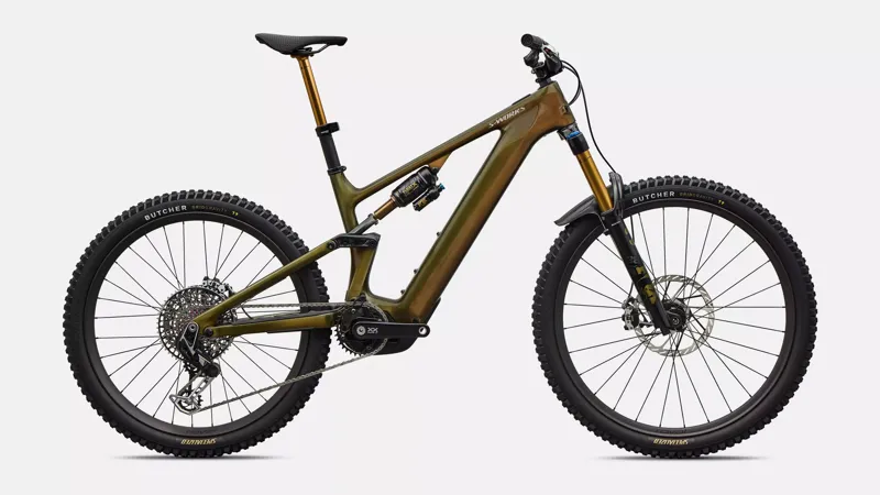 Specialized S-Works Turbo Levo Electric Bike 2026 Gloss Laurel Green/Burnt Gold/Chrome