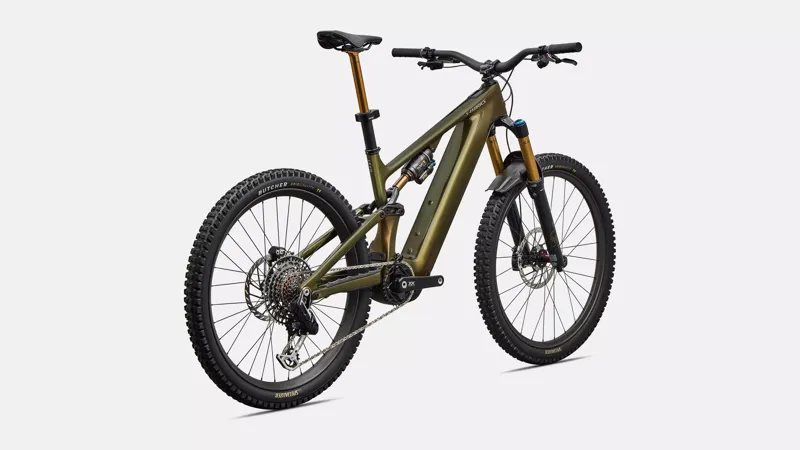 Specialized S-Works Turbo Levo Electric Bike 2026 Gloss Laurel Green/Burnt Gold/Chrome-2