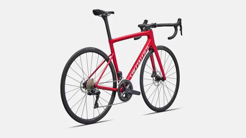 Specialized Tarmac SL8 Comp Di2 Road Bike 2026 Gloss Red Tint Silver Dust-2