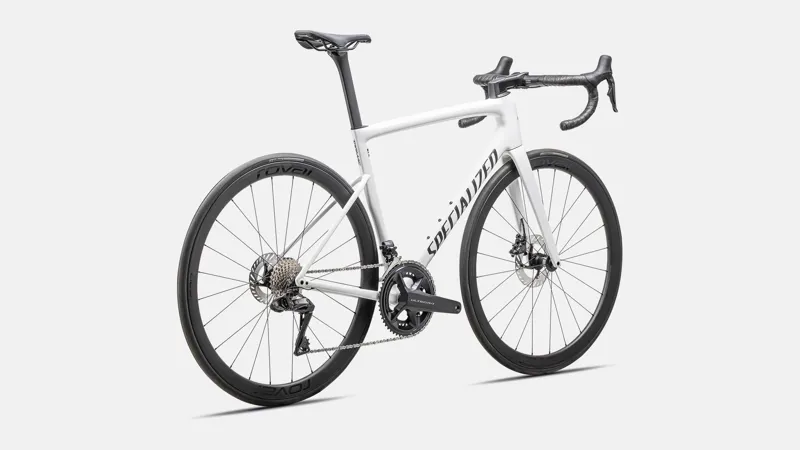Specialized Tarmac SL8 Expert Di2 Road Bike 2025 Gloss White/Black Metallic-2